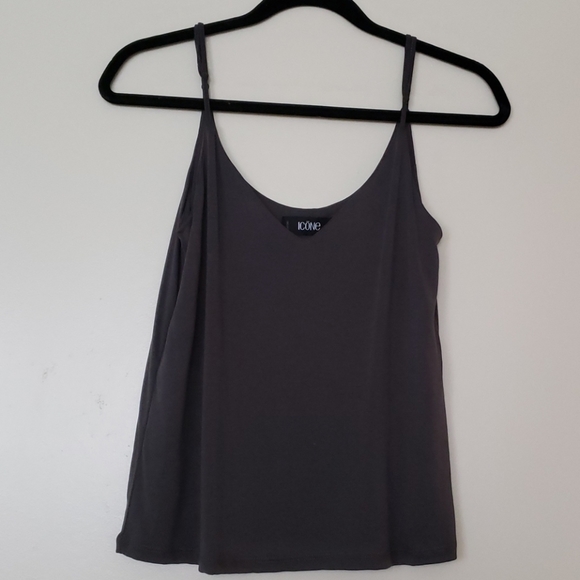 NWT Icone (La Maison Simons) - Charcoal Soft Tank - Picture 1 of 2